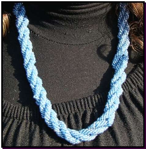 Collier Berbère Tafraout Bleu