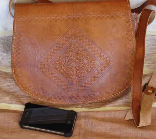 Leather Bag Hobo Zaz