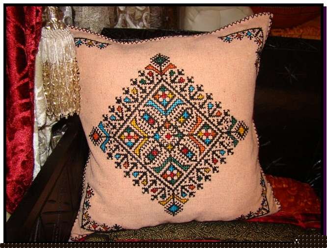 Coussin Berbere Djemaa