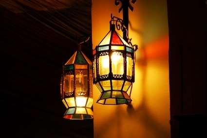 Luminaire Marocain desert