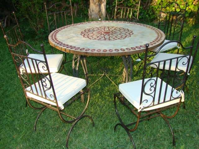 wrought Iron Table and Chairs