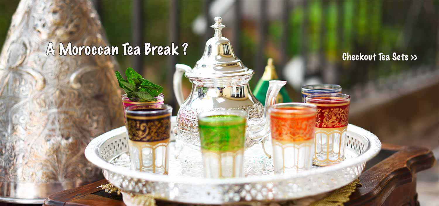 Moroccan Tea Set & Tea Glasses
