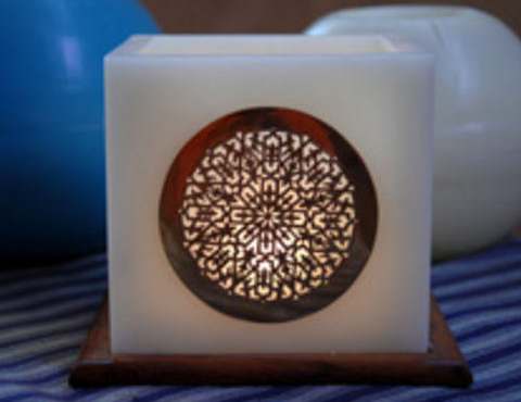 Moroccan candle Arabesque