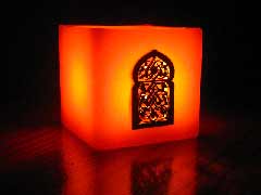 Moroccan candle Bab