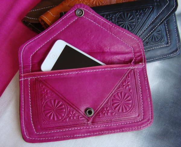 Pochette en cuir femme | image 1
