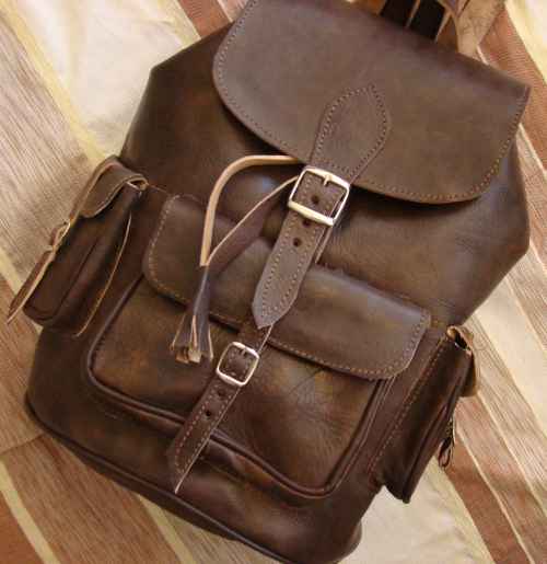 Leather Backpack