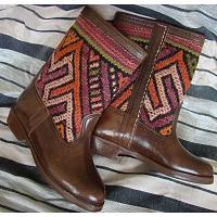 Bottes Kilim Marron