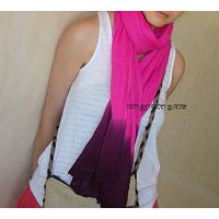 fuchsia moroccan scarf