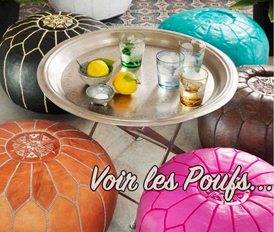 pouf marocain